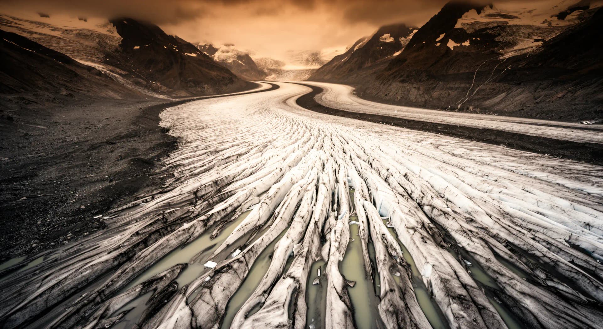 Glaciers 2025 : 408 Gt perdues, bilan WGMS Nature
